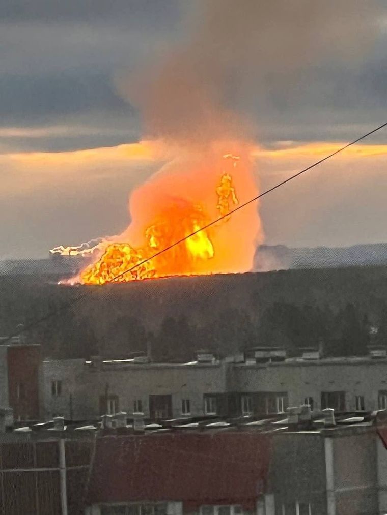 La explosión del gasoducto se produjo este sábado cerca de San Petersburgo