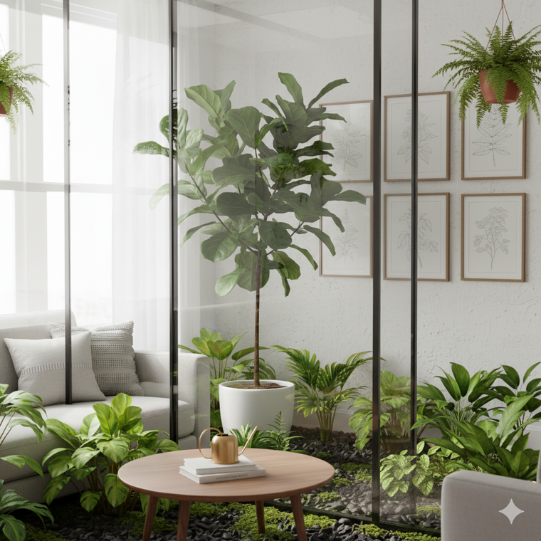 Jardinería. Las plantas dan vida al interior. Jardinería. Las plantas dan vida al interior.