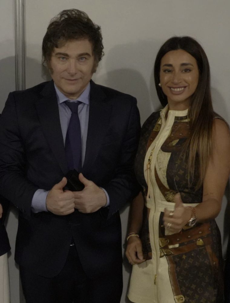 Javier Milei y Laura Belén Arrieta en la CPAC de Buenos Aires en noviembre de 2024. Javier Milei y Laura Belén Arrieta en la CPAC de Buenos Aires en noviembre de 2024.