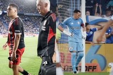 Juanfer Quintero y Franco Armani debieron abandonar el campo de juego por diferentes molestias y encendieron todas las alarmas de River. Juanfer Quintero y Franco Armani debieron abandonar el campo de juego por diferentes molestias y encendieron todas las alarmas de River.
