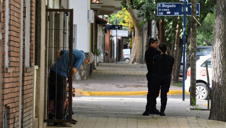 El hecho tuvo lugar en la calle España entre Soler y Bogado. Foto: Alf Ponce Mercado/MDZ