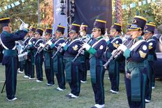La banda militar, presente en el homenaje Foto: Prensa Luján de Cuyo