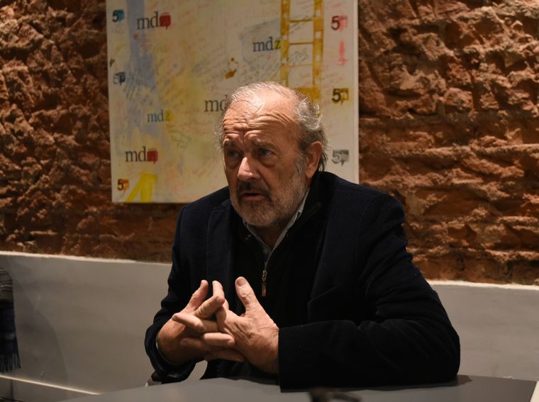 Eduardo Amadeo en la redacción de MDZ Foto: Rodrigo DAngelo / MDZ