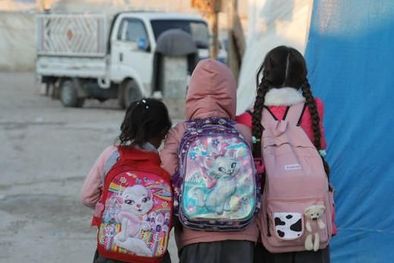 MDZol | Niñas yazidíes es un campo de refugiados. Foto: GETTY IMAGES