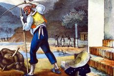 Obra de arte sobre la esclavitud, de Jean-Baptiste Debret. Foto: Wikipedia. Obra de arte sobre la esclavitud, de Jean-Baptiste Debret. Foto: Wikipedia.