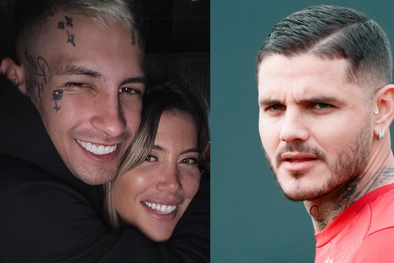 MDZol | L´Gante, Wanda Nara y Mauro Icardi. Foto: Instagram @wanda_nara, @mauroicardi