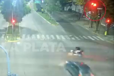 El momento del accidente Foto: captura de video