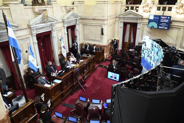 El recambio de funcionarios fue aprobado en la sesión de hoy del Senado Nacional. Foto: Fotografía Senado de la Nación