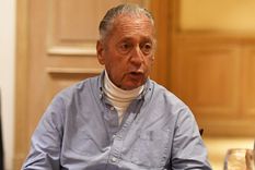 Funes De Rioja dialogó con los medios de comunicación Foto: Santiago Tagua/MDZ