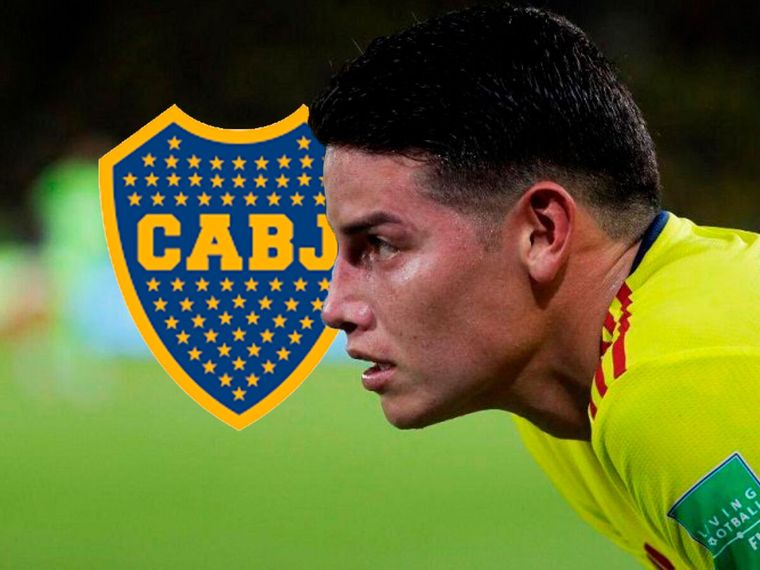James Rodríguez suena como un posible bombazo de Boca.