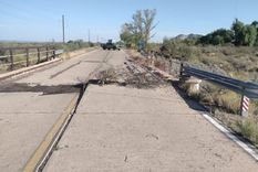 La Ruta 52 explotó a la altura de la Planta de Villavicencio Foto: Gobierno de Mendoza