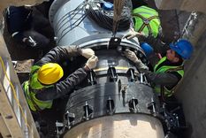 Concluyeron las tareas para la instalación de un nuevo caudalímetro. 
