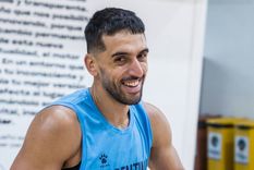 Campazzo volvió a repetir que su prioridad es seguir en la NBA. Foto: Prensa Dow Center