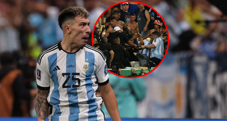 Lisandro Martínez y el enojo por lo sucedido en el Maracaná. Foto: MDZ