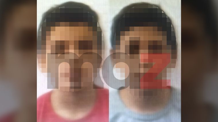 Los hermanos Lautaro y Marcos Ellena Henríquez, imputados por el asalto al comerciante uruguayo. (Se pixelan los rostros porque pasarán a rueda de personas)