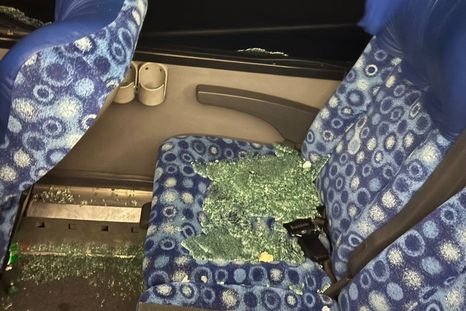 La unidad que trasladaba a la delegación del Chacarero sufrió graves daños. La unidad que trasladaba a la delegación del Chacarero sufrió graves daños.