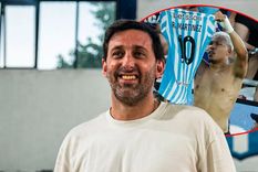 Milito no quiere dejar ir a Roger Martínez. Foto: Racing Club y EFE Milito no quiere dejar ir a Roger Martínez. Foto: Racing Club y EFE