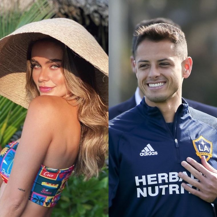 ¿Nuevo romance? Lourdes Motta y Chicharito. Foto: Primicias Ya