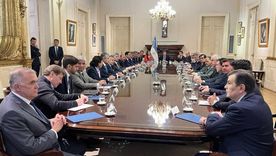 Javier Milei en una reunión con los 24 gobernadores Foto: Noticias Argentinas Javier Milei en una reunión con los 24 gobernadores Foto: Noticias Argentinas