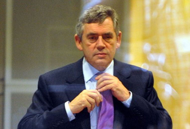 El primer ministro británico Gordon Brown. Foto: NA