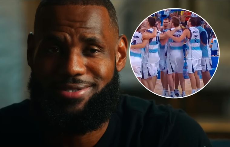 LeBron James El estadounidense y un fuerte exabrupto sobre la derrota contra Argentina en Atenas 2004.