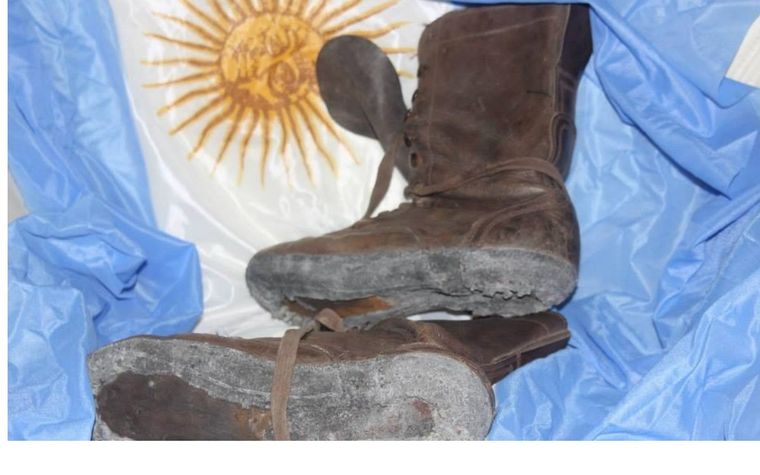 Los borceguíes que trajo de la guerraFoto: Juan de Souza