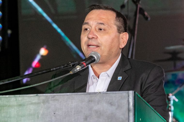 El presidente de Asinmet en la cena. Foto: Asinmet