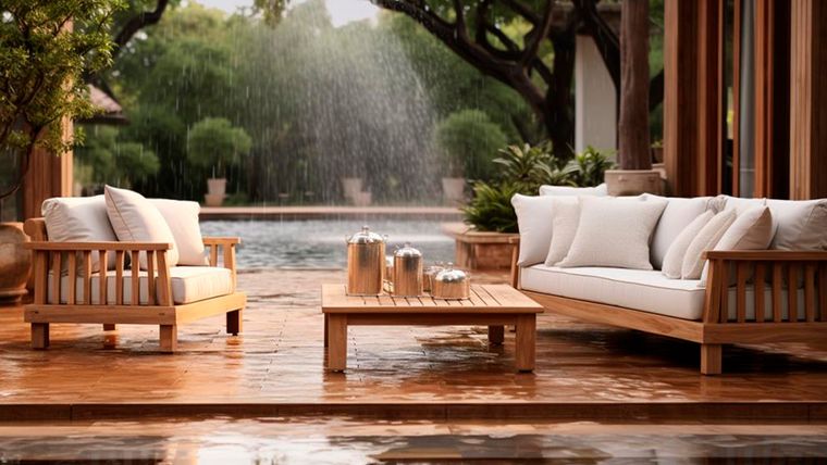 Créditos:&nbsp;No More Soggy Cushions! Explore the Benefits of Water-Resistant Patio – F&J Outdoors