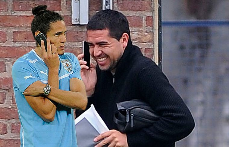El hermano y representante de Cavani llamó a Riquelme para manifestarle que al jugador le interesaría ir a Boca.