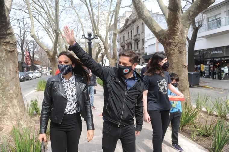 Áxel Kicillof vivió un momento insólito. Foto: Télam