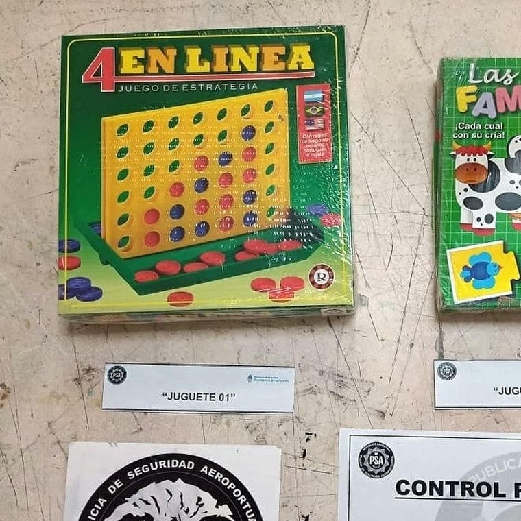 Uno de los elementos secuestrados