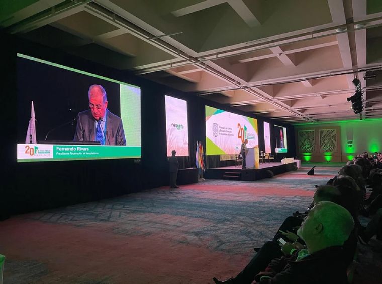 Fernando Rivara en el auditorio Héctor Gaudio del hotel Sheraton Foto: NA