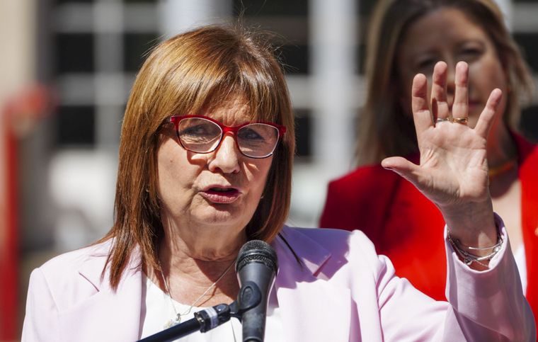 La jefa del bloque de senadores de La Libertad Avanza, Patricia Bulrich.