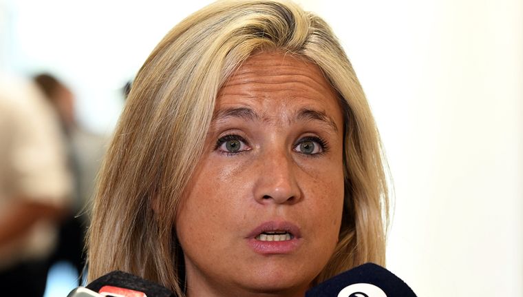 La abogada de la denunciante, Natacha Romano. Foto: ALF PONCE MERCADO / MDZ