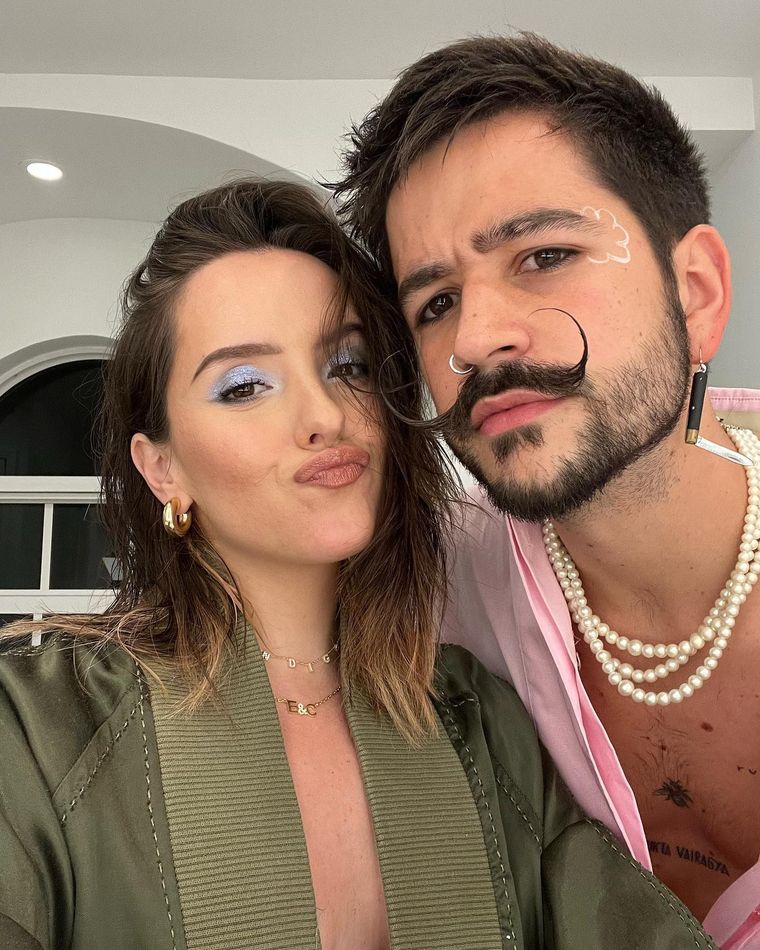 Evaluna Montaner junto a su esposo Camilo Foto: Instagram