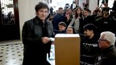Javier Milei en la última elección porteña Javier Milei en la última elección porteña