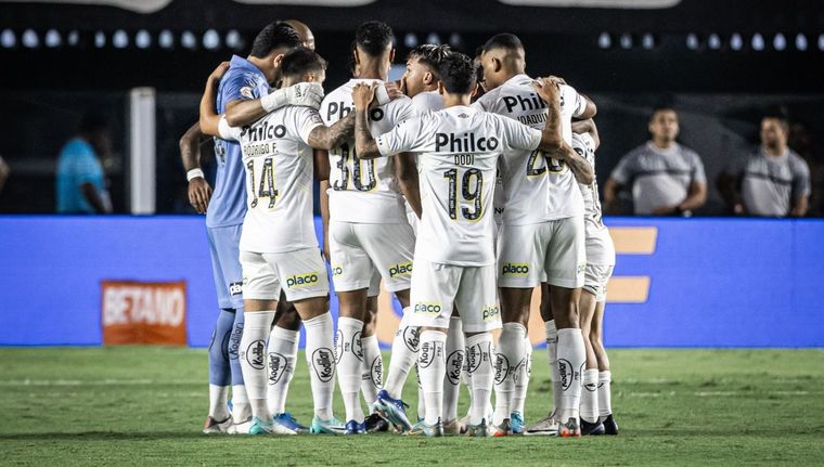 Santos descendió en Brasil. Foto: @SantosFC