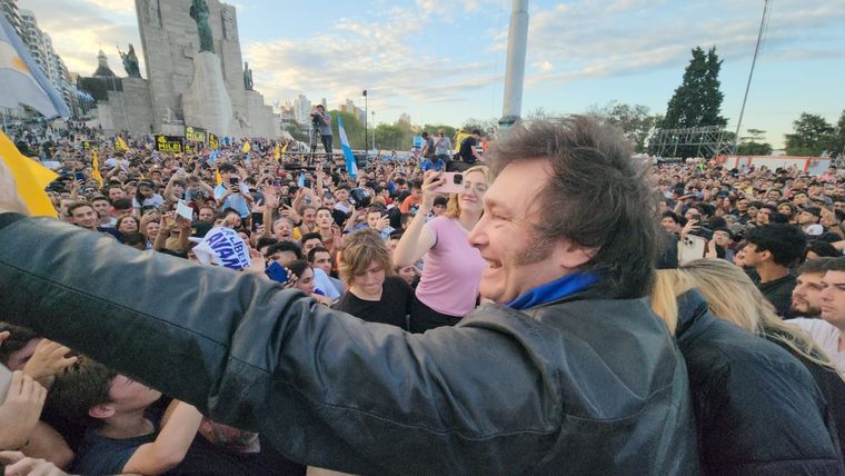 Javier Milei en Rosario Foto: Prensa Javier Milei