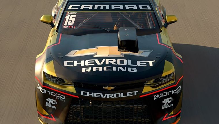 Un diseño de cómo podría lucir un Camaro de TC. Foto: @briccodesign
