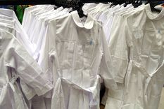 Dani La Chepi reveló el truco para dejar los guardapolvos como nuevos. Foto: Ivan Zirulnik / MDZ Dani La Chepi reveló el truco para dejar los guardapolvos como nuevos. Foto: Ivan Zirulnik / MDZ