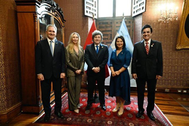 Javier Milei se reunió con Keiko Fujimori