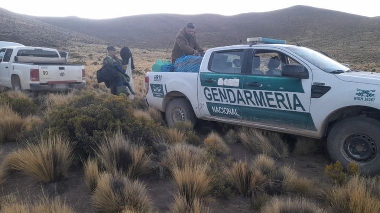 El hallazgo ocurrió en un operativo de patrullaje que los gendarmes llevaban a cabo sobre la Ruta Provincial N° 73 Foto: Gendarmería Nacional