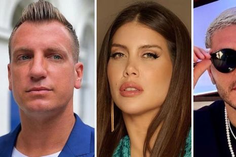 Maxi López, Wanda Nara y Mauro Icardi. Maxi López, Wanda Nara y Mauro Icardi.