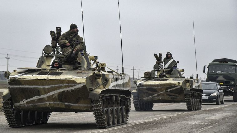 Las tropas rusas, fuertes en el este. Foto: Efe.