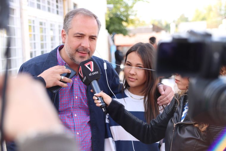 Matías Stevanato votó este domingo a las 11:30 hs Foto: Santiago Tagua / MDZ