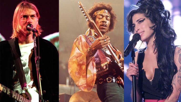 Kurt, Jime y Amy, parte del Club de los 27. Foto: MTech.