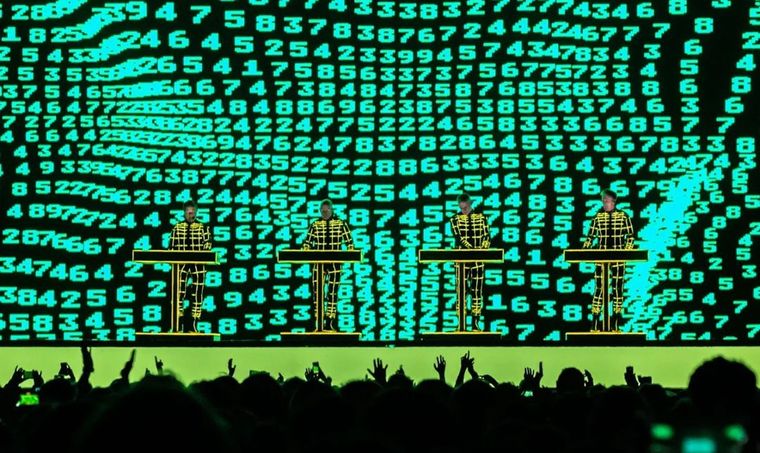 Kraftwerk la rompió en el Movistar Arena. Foto: Ig: @movistararenaar
