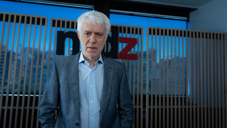 Ricardo Sáenz, fiscal general de la Cámara Criminal de Capital Federal, visitó la redacción de MDZ para hablar sobre el caso Nisman a 10 años de su muerte. Foto: Analía Melnik/MDZ