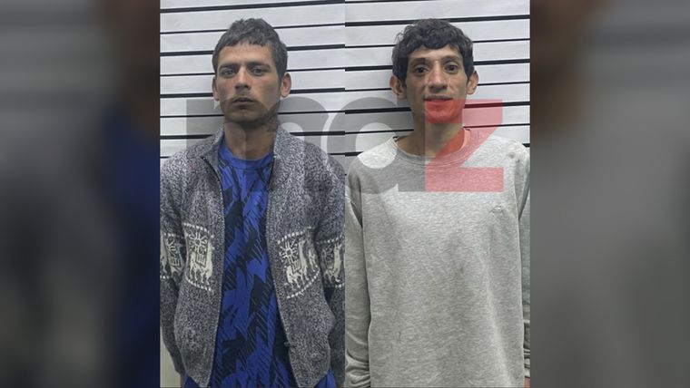 Los dos detenidos. Foto: MDZ.