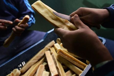 El Chhurpi tiene un sabor intenso y ahumado. Foto: GETTY IMAGES